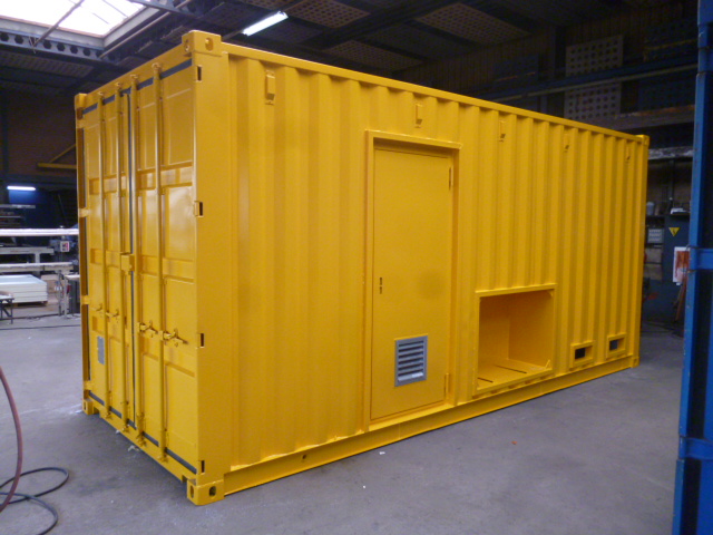 Container geel
